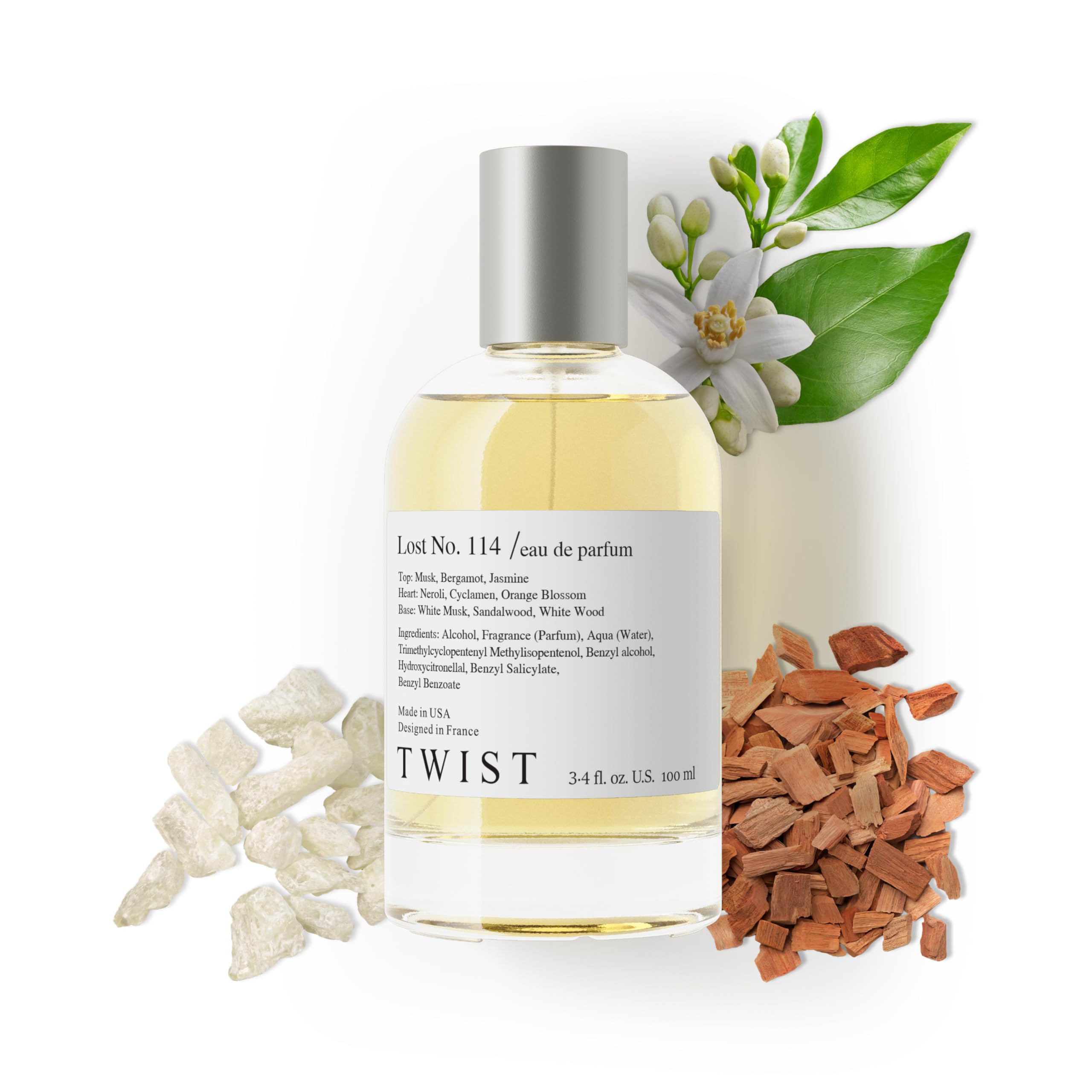 Twist - Addicted No. 3 - Eau De Parfum Inspired by Y. B.lack O.pium Long-Lasting Perfume For Women, Amber & Vanilla, Vegan, Clean Ingredients, Fragrance - Spray 100 ml | 3.4 fl. oz.