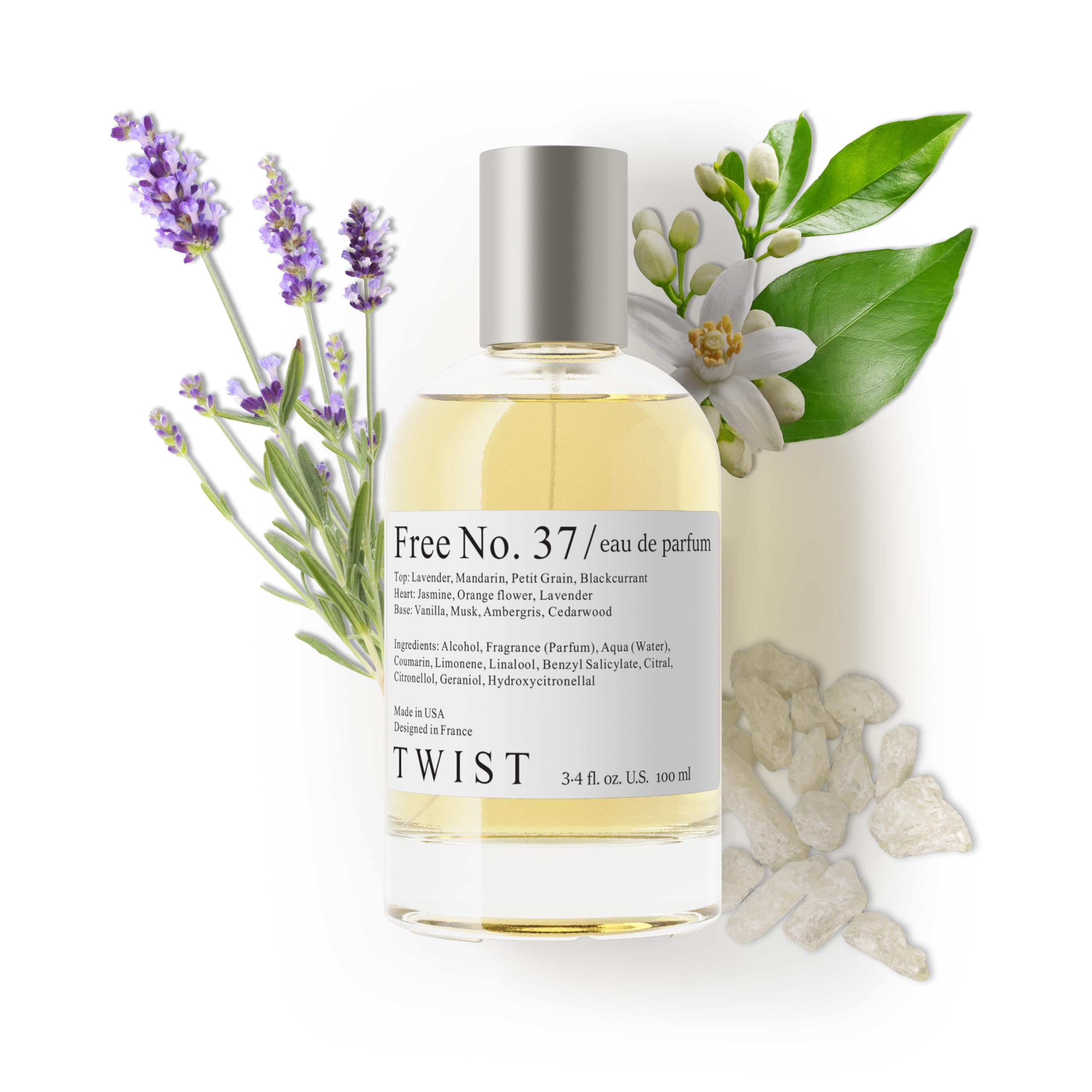 Twist - Addicted No. 3 - Eau De Parfum Inspired by Y. B.lack O.pium Long-Lasting Perfume For Women, Amber & Vanilla, Vegan, Clean Ingredients, Fragrance - Spray 100 ml | 3.4 fl. oz.