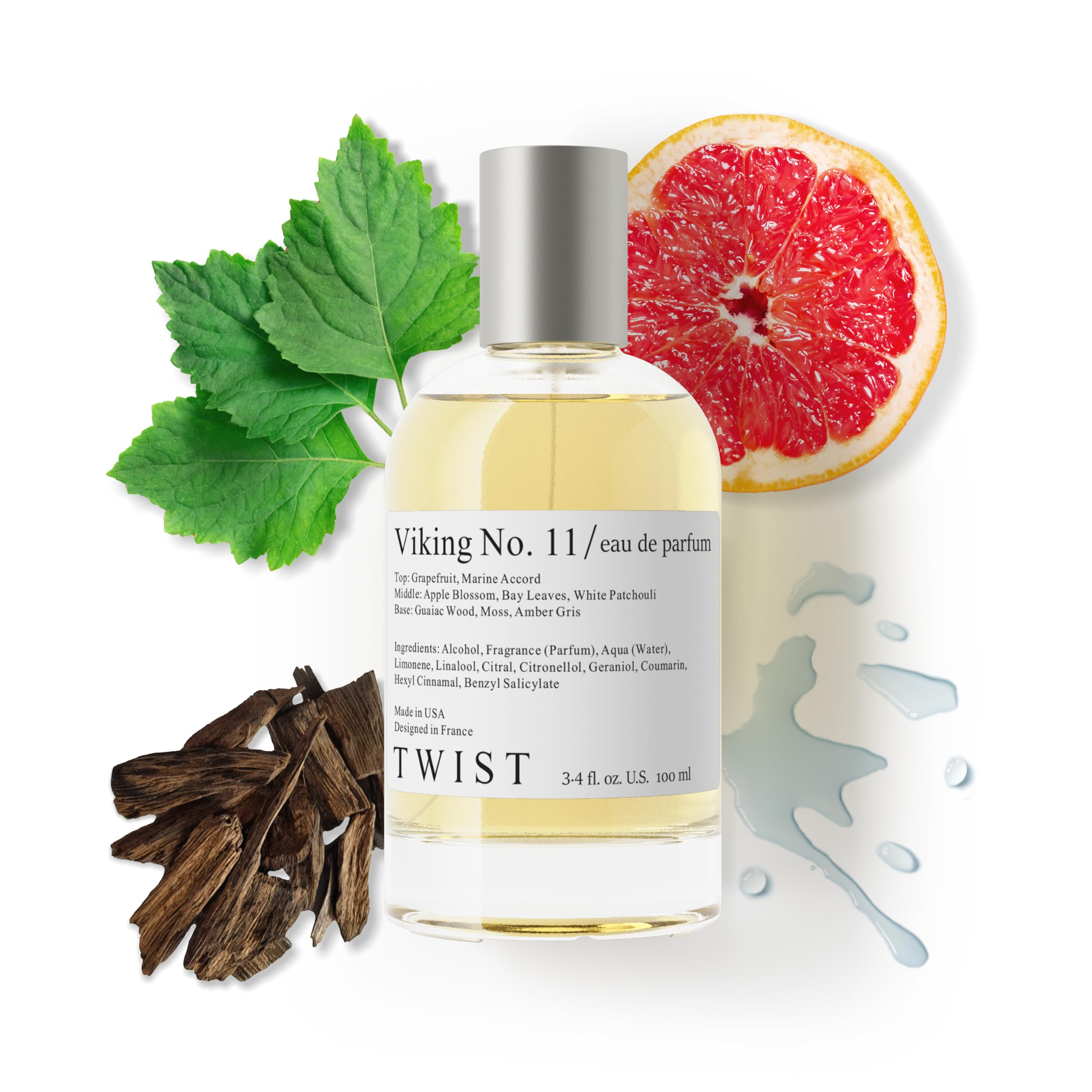 Twist - Addicted No. 3 - Eau De Parfum Inspired by Y. B.lack O.pium Long-Lasting Perfume For Women, Amber & Vanilla, Vegan, Clean Ingredients, Fragrance - Spray 100 ml | 3.4 fl. oz.