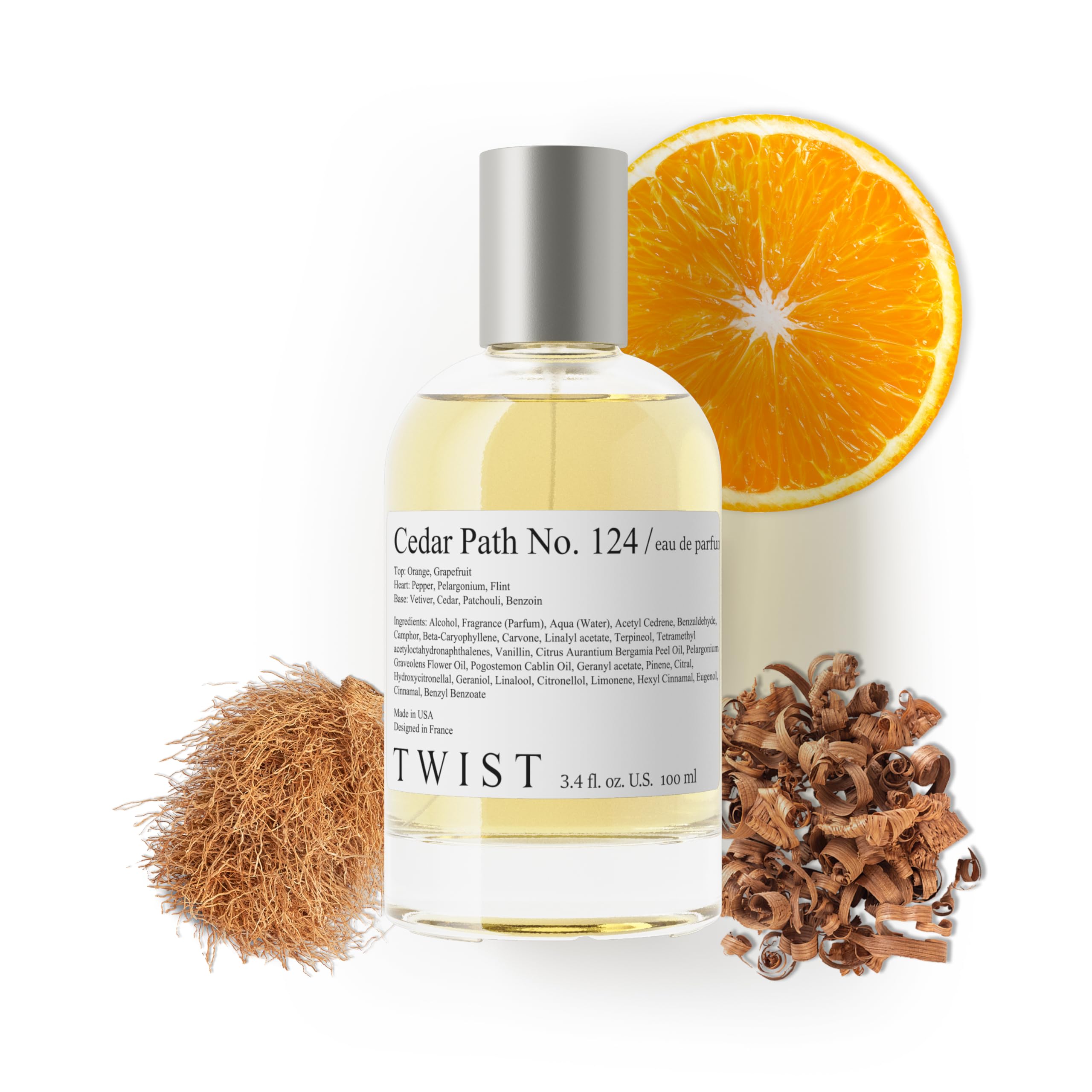 Twist - Addicted No. 3 - Eau De Parfum Inspired by Y. B.lack O.pium Long-Lasting Perfume For Women, Amber & Vanilla, Vegan, Clean Ingredients, Fragrance - Spray 100 ml | 3.4 fl. oz.