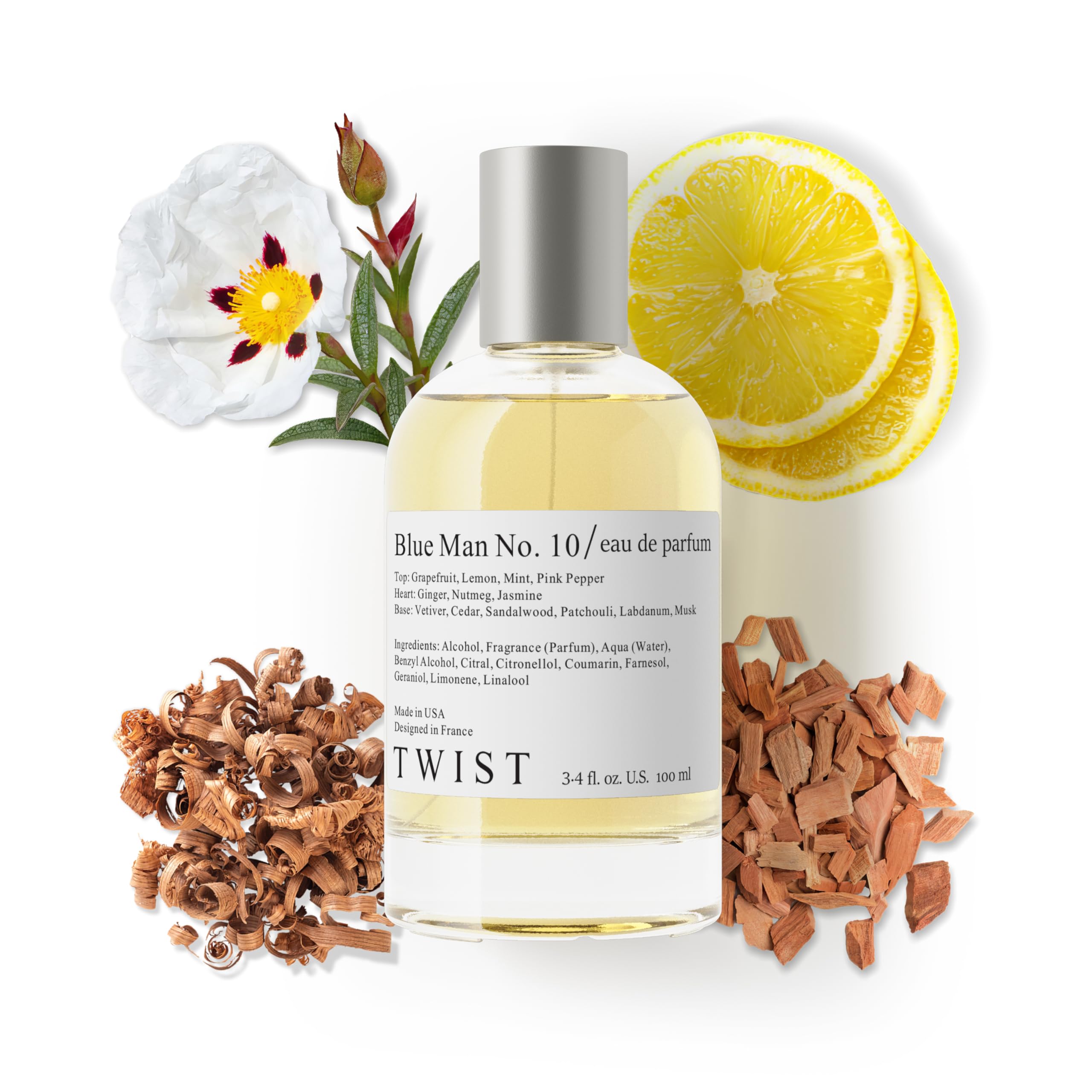 Twist - Addicted No. 3 - Eau De Parfum Inspired by Y. B.lack O.pium Long-Lasting Perfume For Women, Amber & Vanilla, Vegan, Clean Ingredients, Fragrance - Spray 100 ml | 3.4 fl. oz.