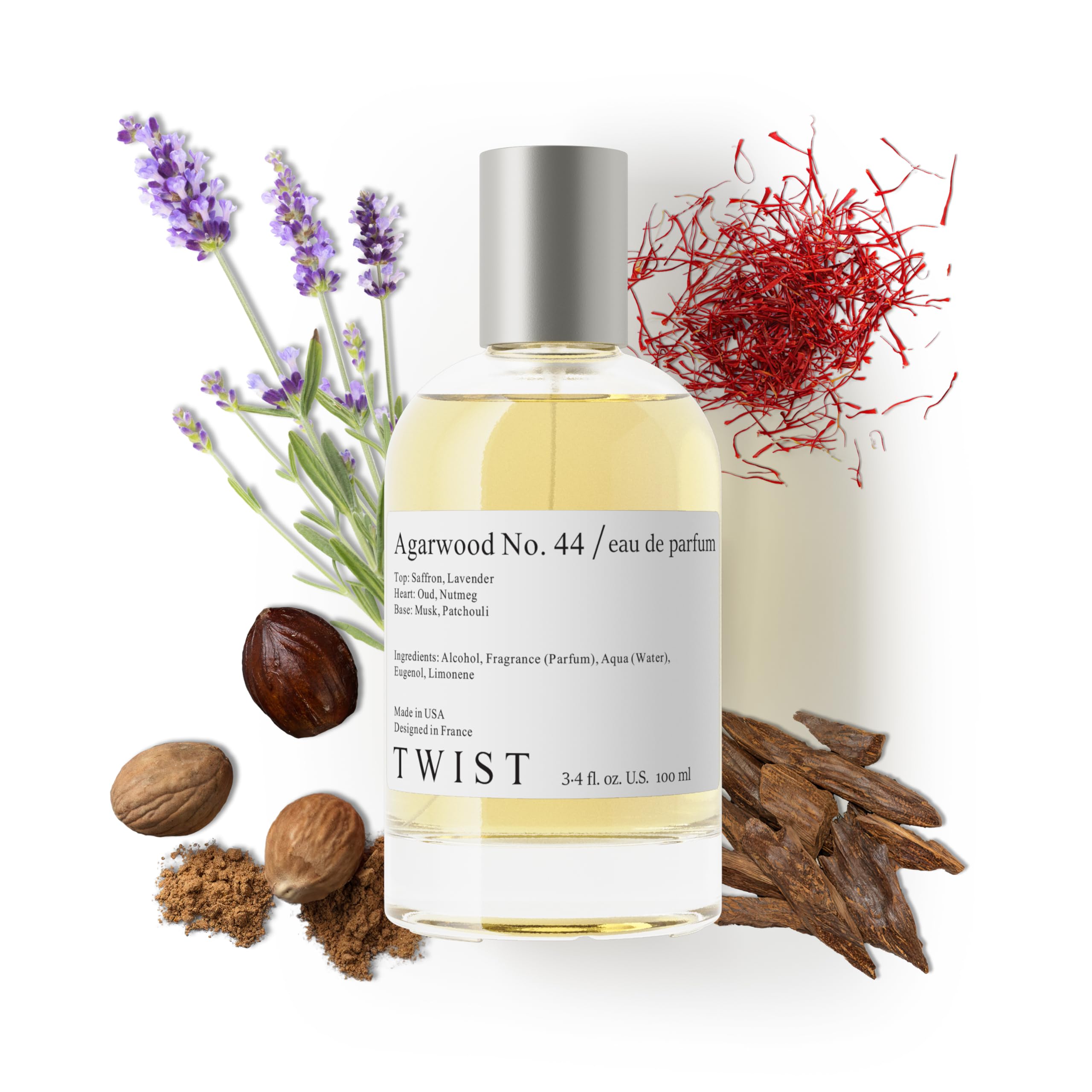 Twist - Addicted No. 3 - Eau De Parfum Inspired by Y. B.lack O.pium Long-Lasting Perfume For Women, Amber & Vanilla, Vegan, Clean Ingredients, Fragrance - Spray 100 ml | 3.4 fl. oz.